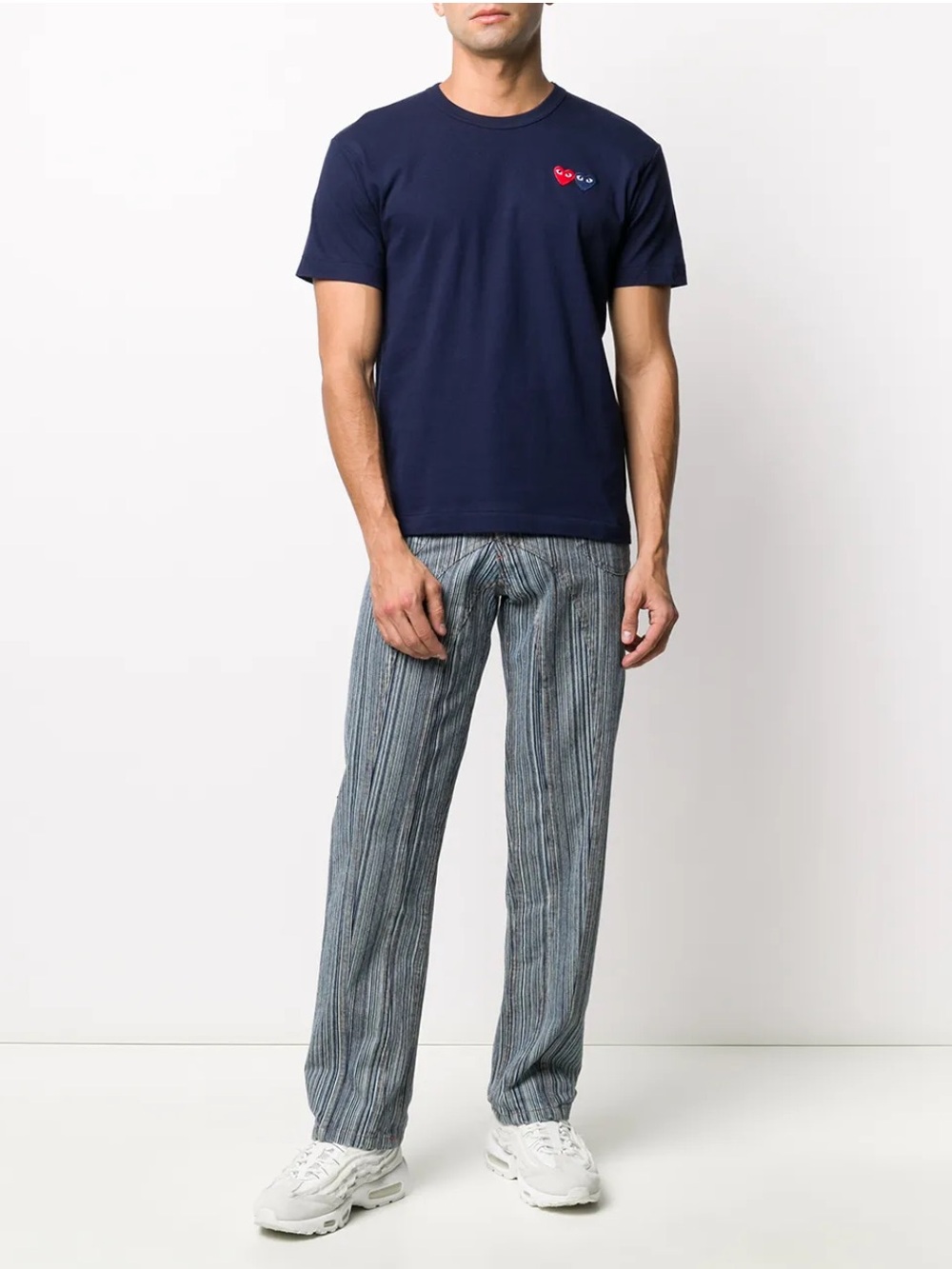 Comme des Garcons Play Heart Patch Short sleeve T-shirt